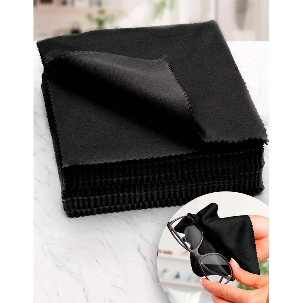 Kit 5 Flanela Para Limpeza Armação De Grau Microfibra Para Limpar Óculos De Sol Lenço De Higienizar Lentes