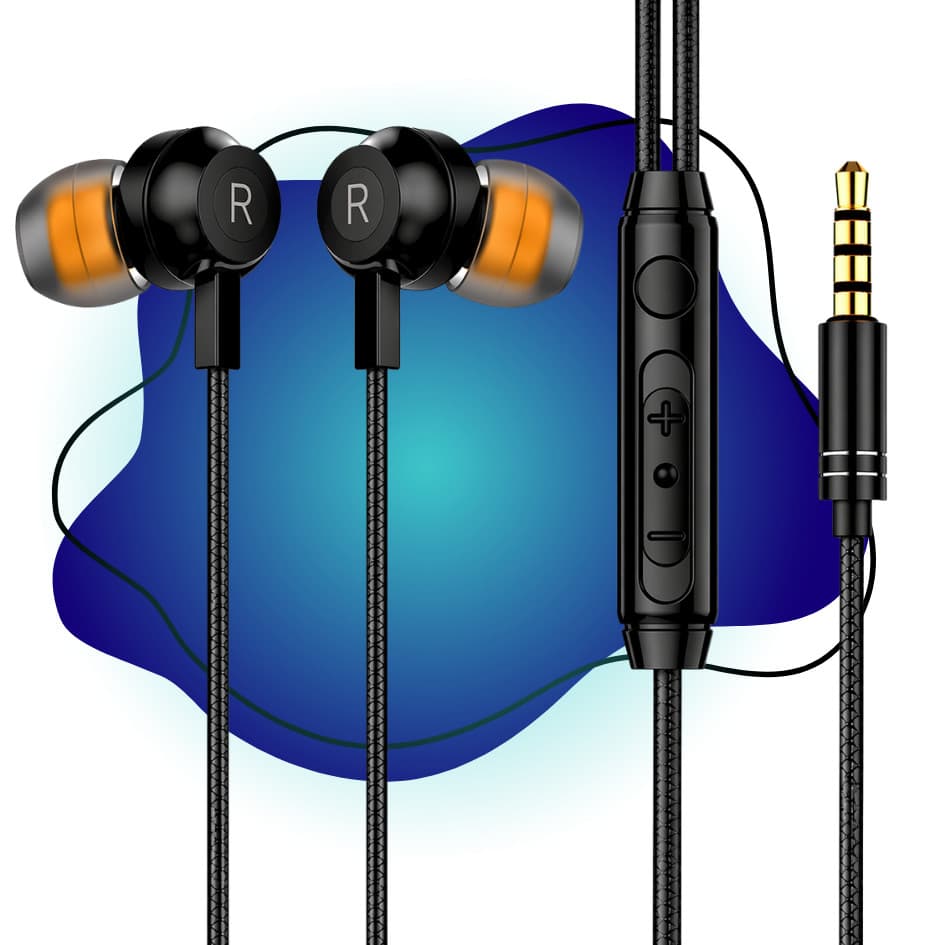 Fone De Ouvido Intra Auricular Cancelamento Ruído Preto P2