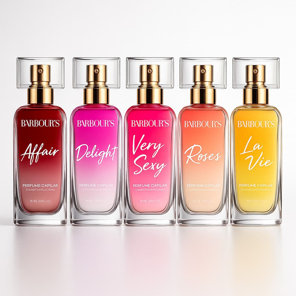 Perfume Capilar Finalizador Termoativo Barbour's Beauty Escolha sua Fragrancia