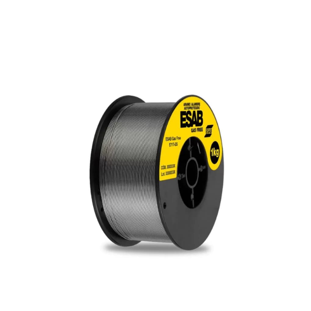 Arame Para Solda Mig Uso Sem Gás 0,8mm 1kg Tubular - Esab