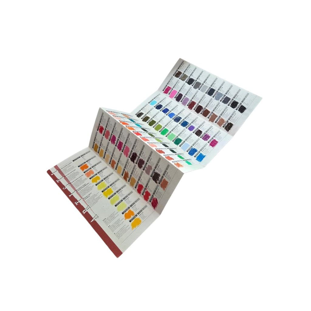 Antigo Catálogo Mostruário Cartela de Cores Pastel Maimeri