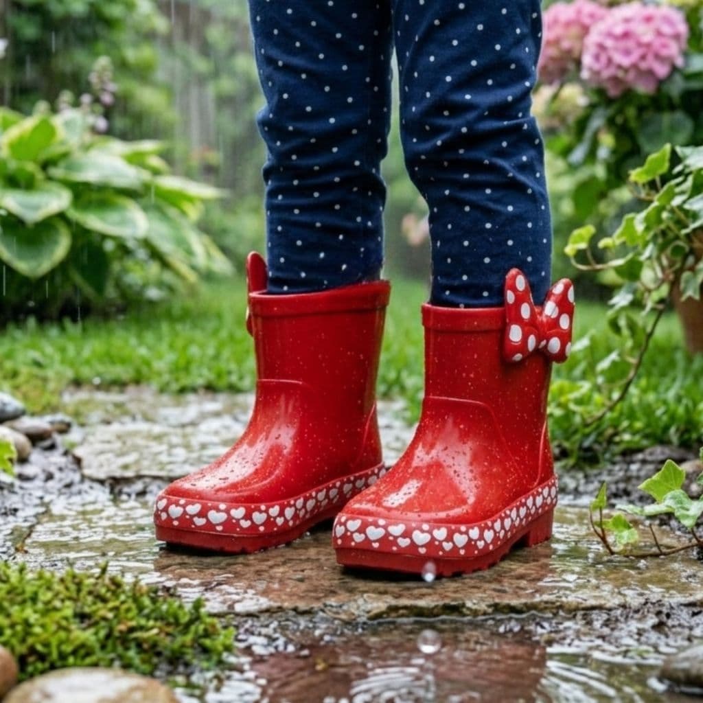 Galocha Feminina Infantil Casual E Estilosa Bota De Chuva Para Menina Bebê Promoção