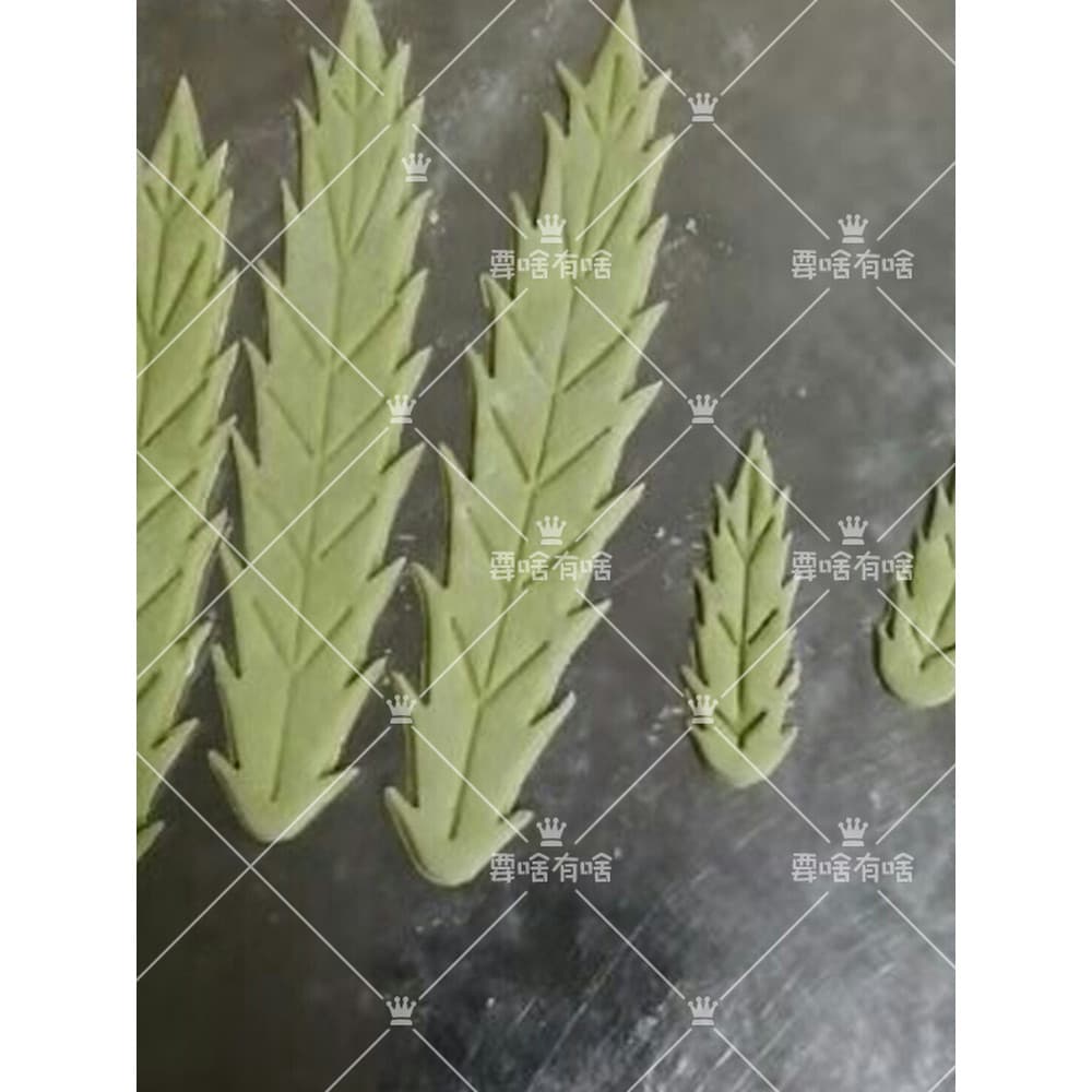 Shoutao orelhas de arroz trigo folha de milho molde de modelagem de pão cozido no vapor doméstico padrão de pão macarrão