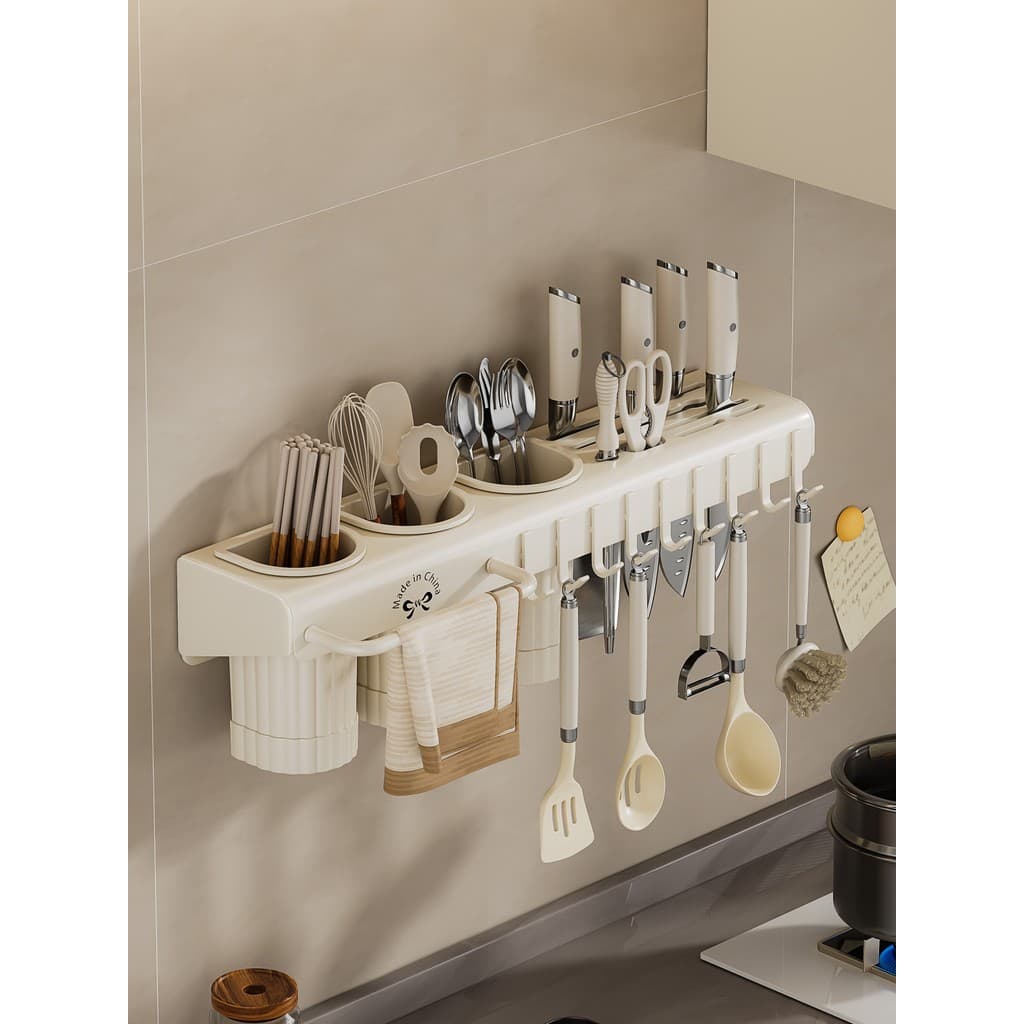 Prateleira de Rack de faca de cozinha de alto valor 2024 novo estilo suporte de pauzinho gaiola de pauzinho fixado na pa