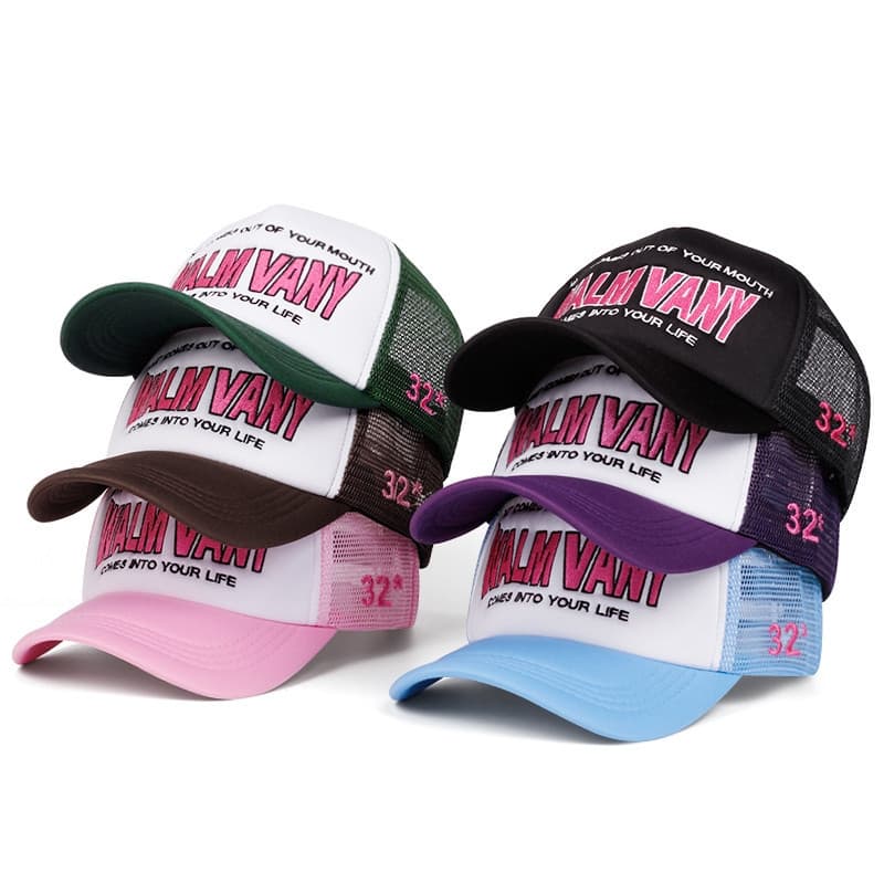 Boné De Caminhoneiro Para Homens Esportes Ao Ar Livre Viseira Beisebol Malha Respirável Snapback Mulher
