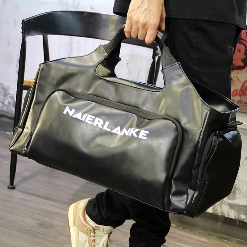 Bolsa de separação seca e molhada, bolsa de viagem de grande capacidade, versão coreana, bolsa de ginástica, viagem de n