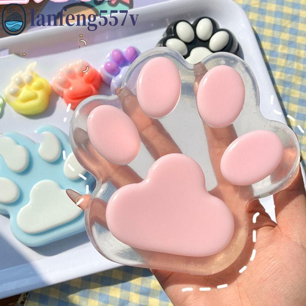 Brinquedo De Apertar Para Gatos LANFENG , Super Grande De Silicone Desenho Animado Colorido E Macio Amassar