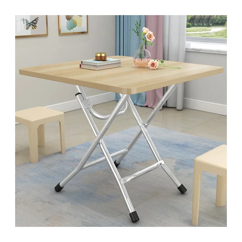 Mesa dobrável Mesa de jantar Dormitório doméstico simples Sala de aluguel Mesa retangular Mesa de escrita Tenda Mesa qua