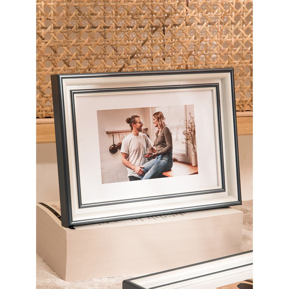 Criativo nórdico moldura de foto mesa 20cm 23cm 27cm bebê Desktop decoração moldura de parede pendurado lavagem fotos fe