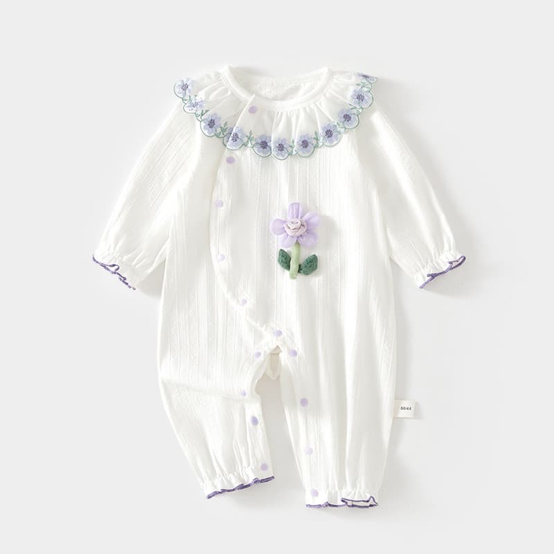 Bebê bebê verão macacão bebê verão Jacquard fino quimono macacão ar condicionado roupas bebê recém-nascido macacão