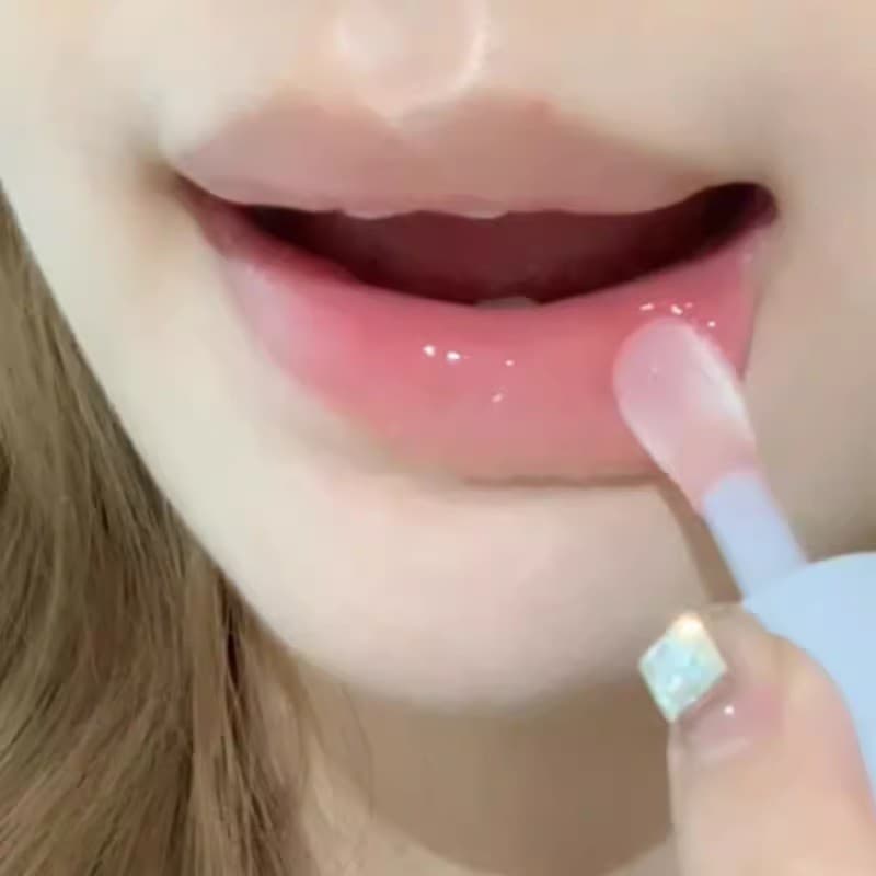 Mãe lábio incolor transparente brilho labial estudante bálsamo labial hidratante hidratante óleo labial em camadas lábio