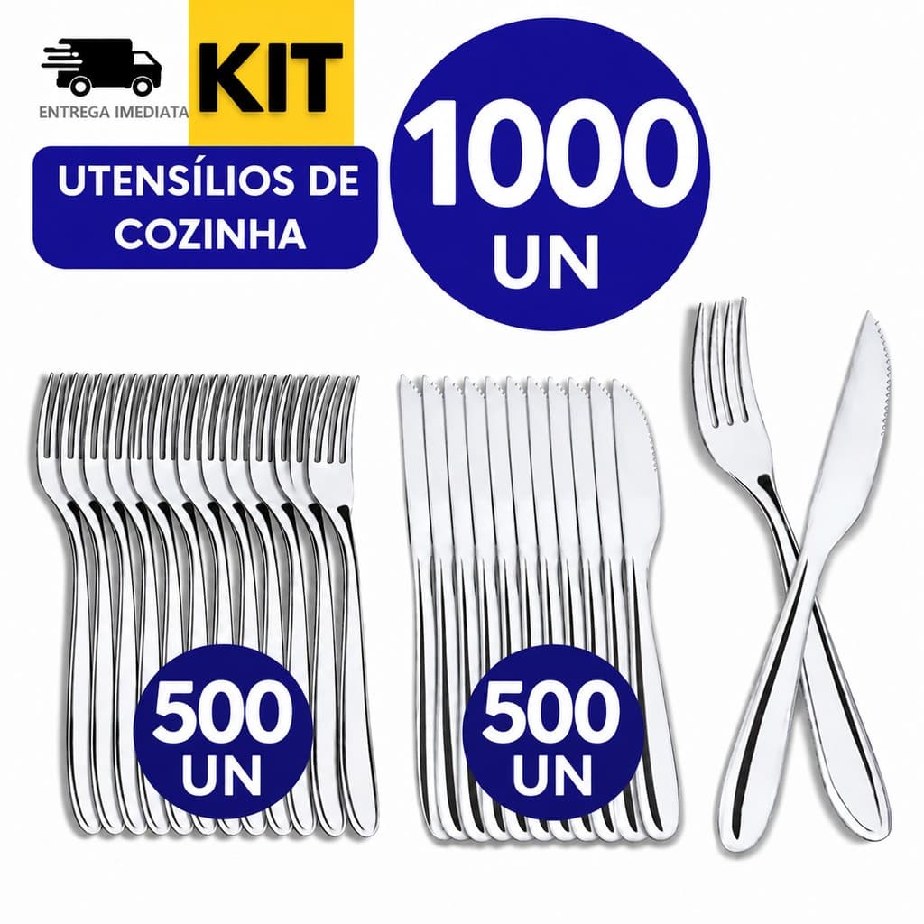 Conjunto Inox Casa Cozinha Restaurante Buffet Qualidade Garantida