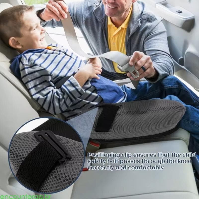 Encontrora Inflável Boosters Almofada Assento Carro Para Viagem