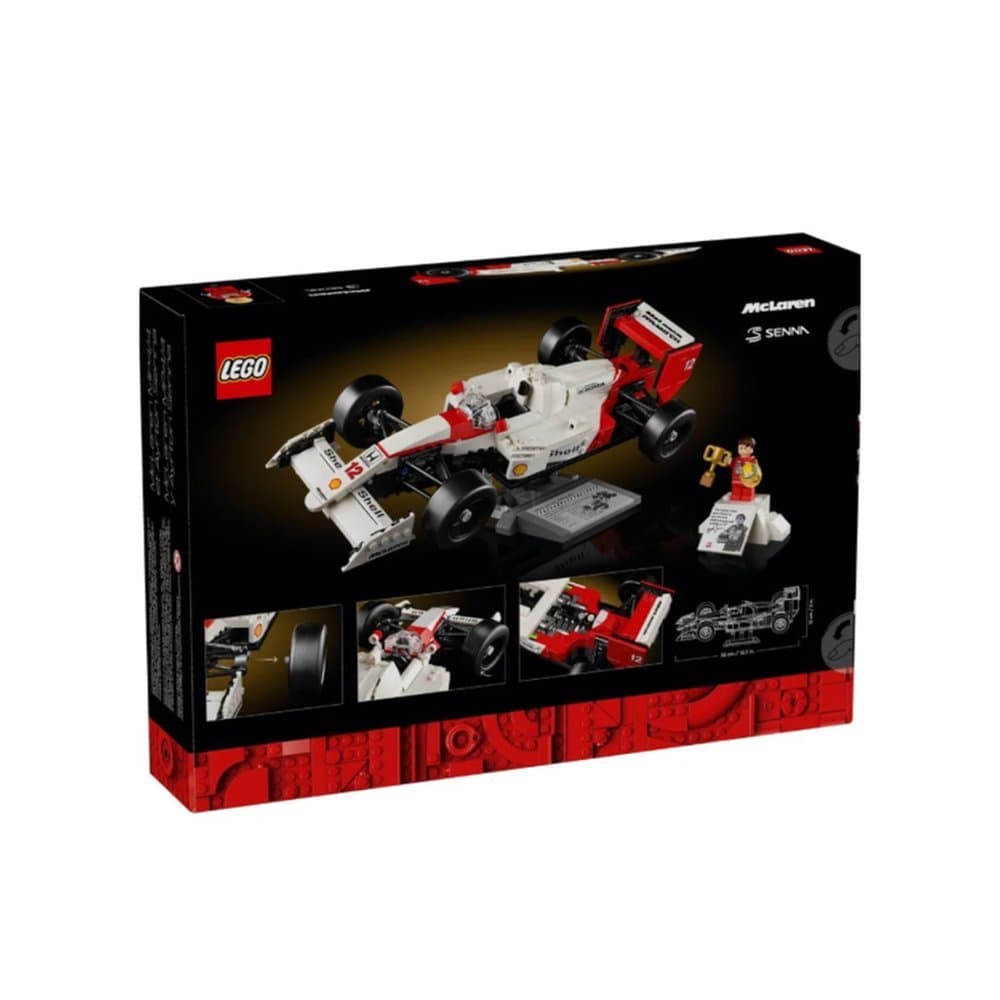 LEGO Icons McLaren MP4/4 e Ayrton Senna 10330 Colecionável
