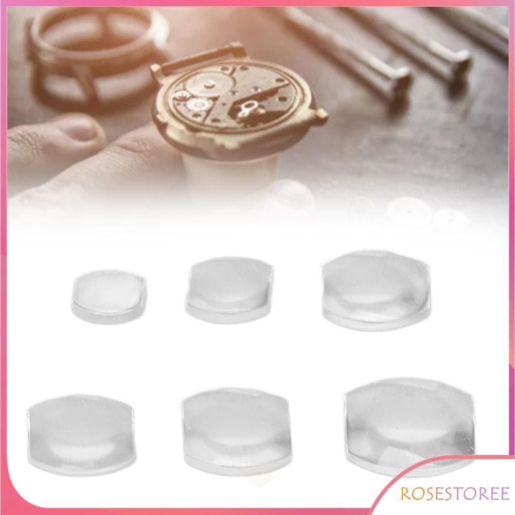 Rosestoree Lupa 6pcs Relógio Data Calendário Joalheiros Lupa Lupa Profissional Peças de Convexidade