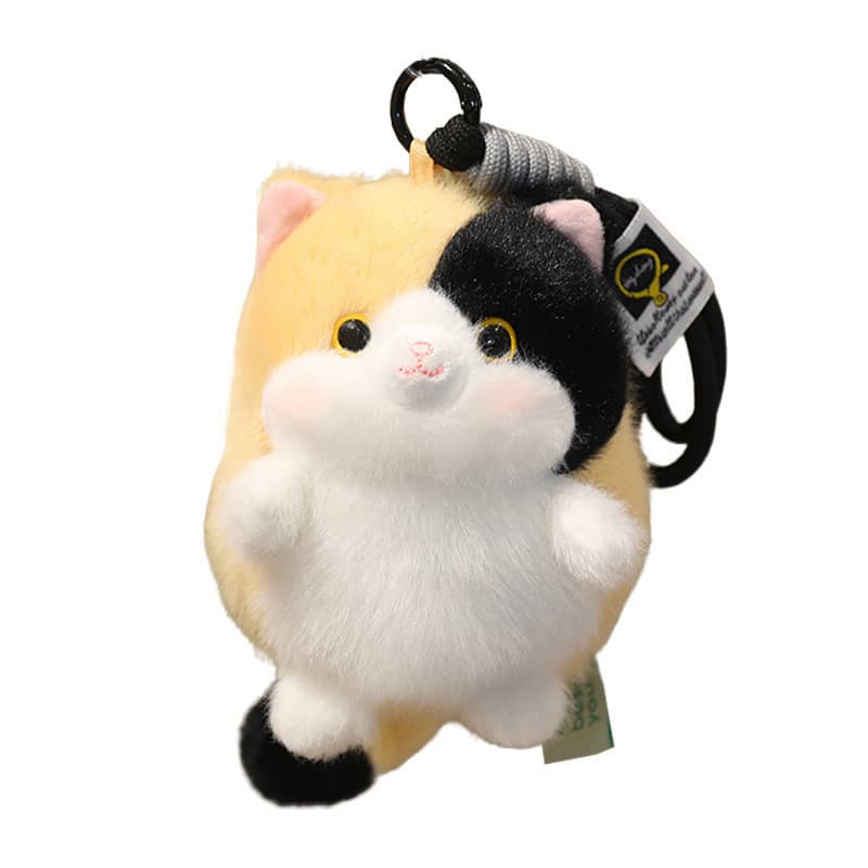 Chaveiro De Pelúcia Macio De Gato Fofo Mole Para Alívio Do Estresse , Pingente De Mochila , Presente De Boneca Crianças