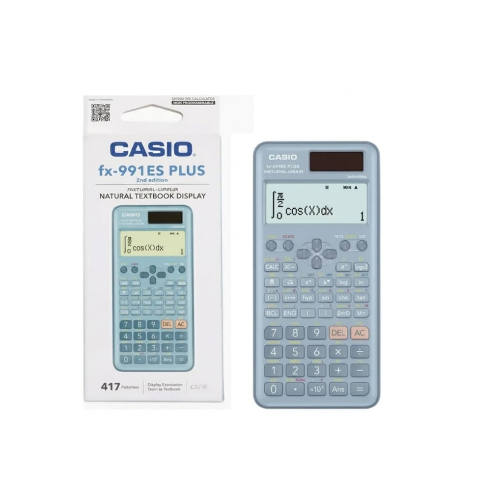 Calculadora Científica Casio Fx-991es Plus Azul 417 Funções - Original