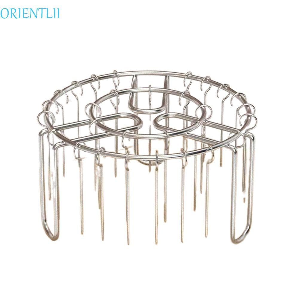 Suporte De Espeto ORIENTLII , Rack De Grelha Vertical De Aço Inoxidável Para De Corda , Agulha De Cozimento Removível 12