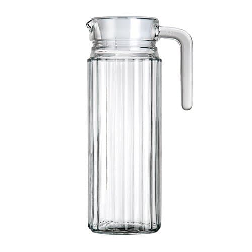 Jarra Vidro Resistente Frigorifico 1 Litro Design Transparente Facil Manuseio Uso Diario