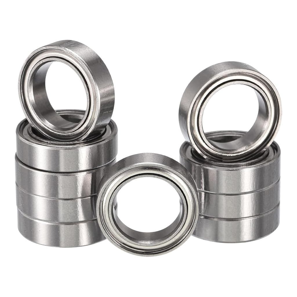 6700ZZ Deep Groove Ball Bearings, ID 10mm x OD 15mm x Width 4mm, Double Metal Shielded Ball Bearing Chrome Steel Z2 10pc