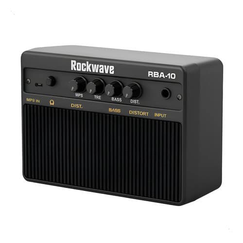 Amplificador Contrabaixo Rockwave Portátil 10w Recarregável