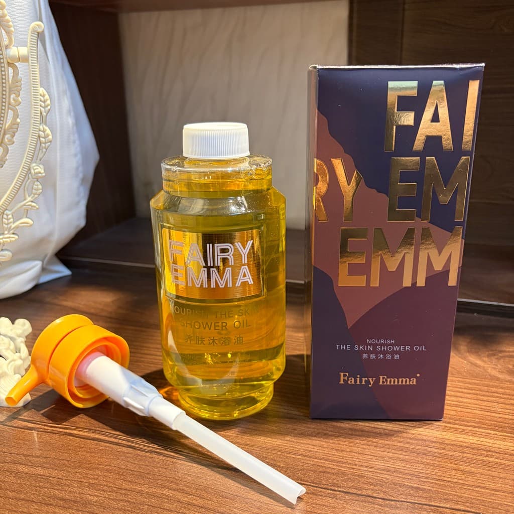 Com óleo nutritivo pele FairyEmma óleo de banho 550ml óleo nutritivo corpo inteiro suave hidratante fragrância Gel de ba