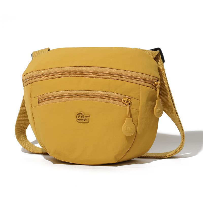Bolsa para celular feminina versão coreana moda feminina leve bolsa de ombro de lona multicamadas bolsa mensageiro mãe à