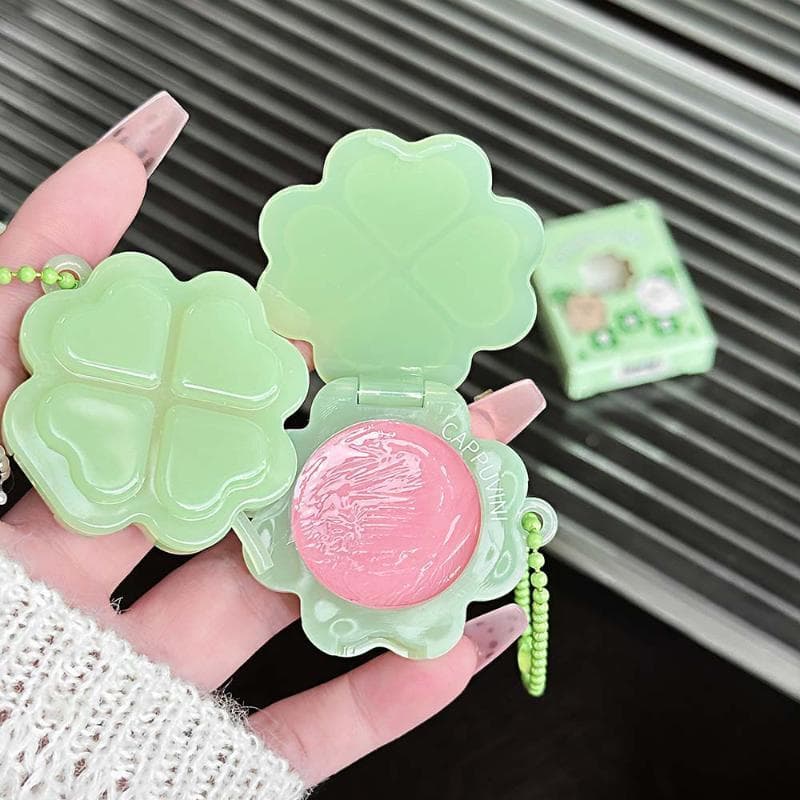 Decorador Creme Natural Blush Para Bochechas Lábios Hidratação De Longa Duração Maquiagem Respirável Atividades Ao Ar Li