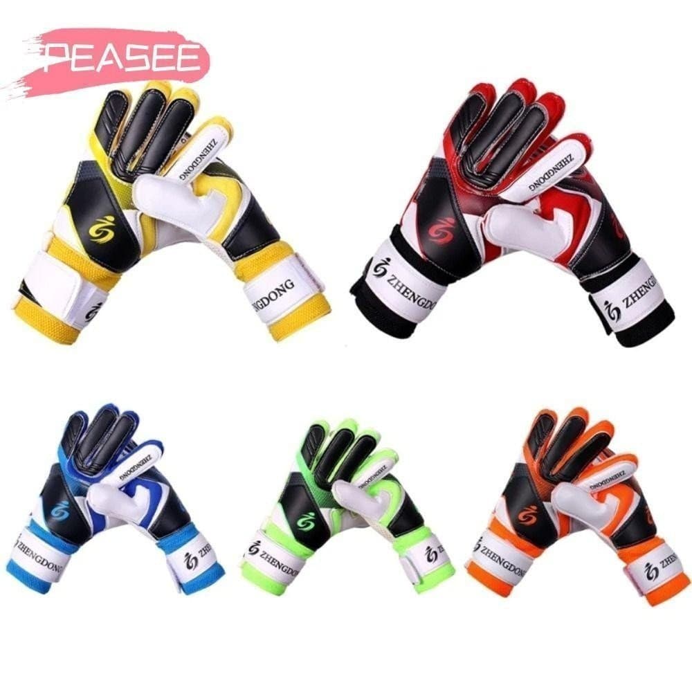 [PEASEE] Luvas de Goleiro, Luvas de Futebol de Látex Grossas Impermeáveis e Antiderrapantes, Luvas de Futebol Profission