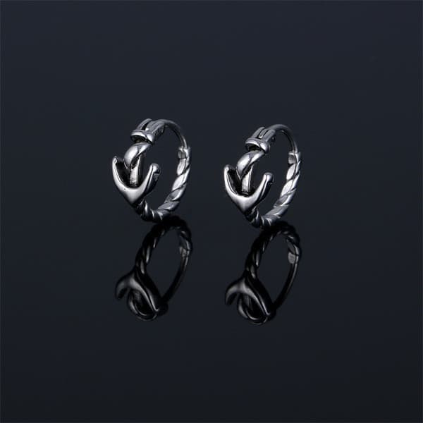 kit brinco aço inoxidável cartelas de brincos feminino ♂Europeu americano comércio exterior brincos redondos de aço inox