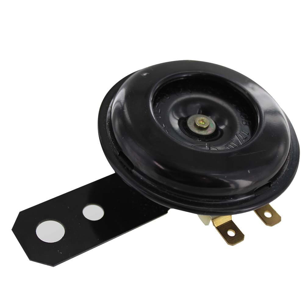 Conjunto de 2 peças de buzinas universais para motocicleta modelo Paquerinha 12V preto B2ER