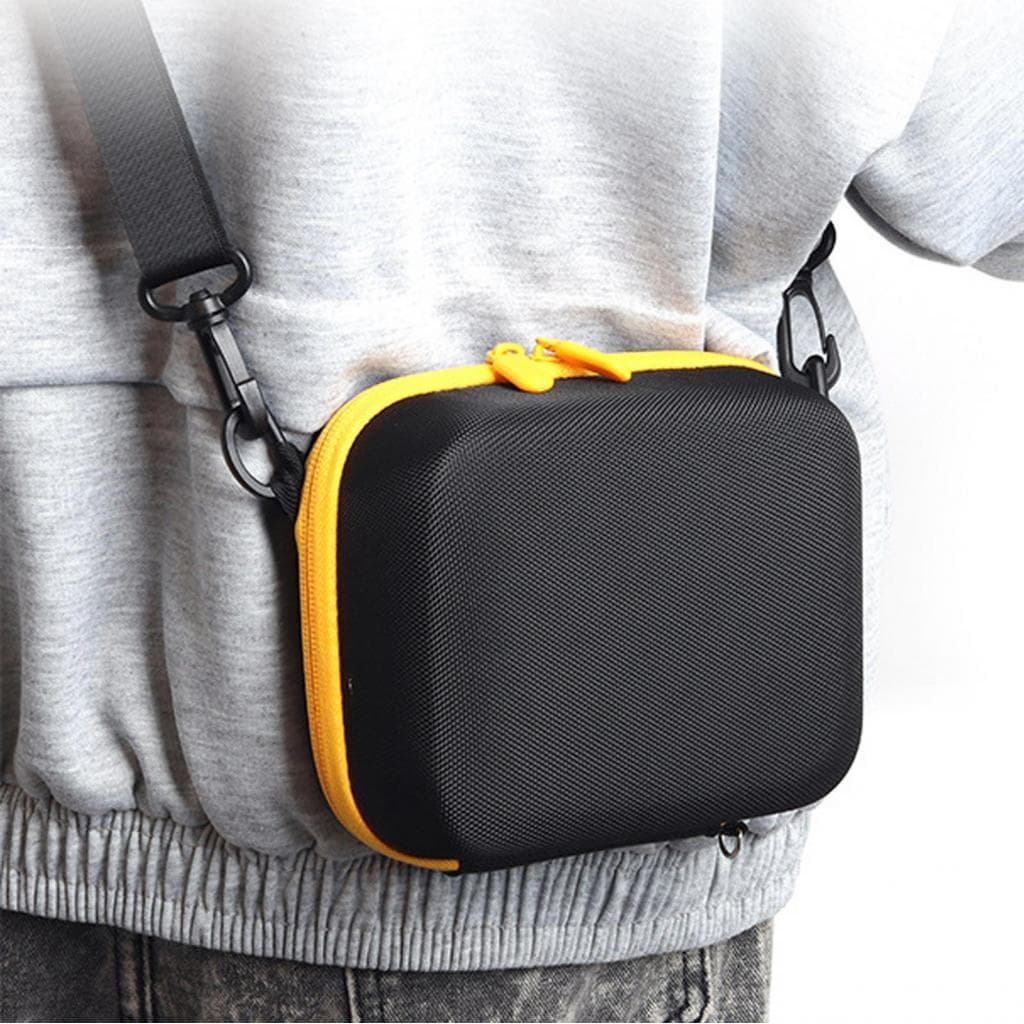 lilystudio.br Matybobe Bolsa de armazenamento para câmera, capa protetora rígida com alça transversal de pulso para