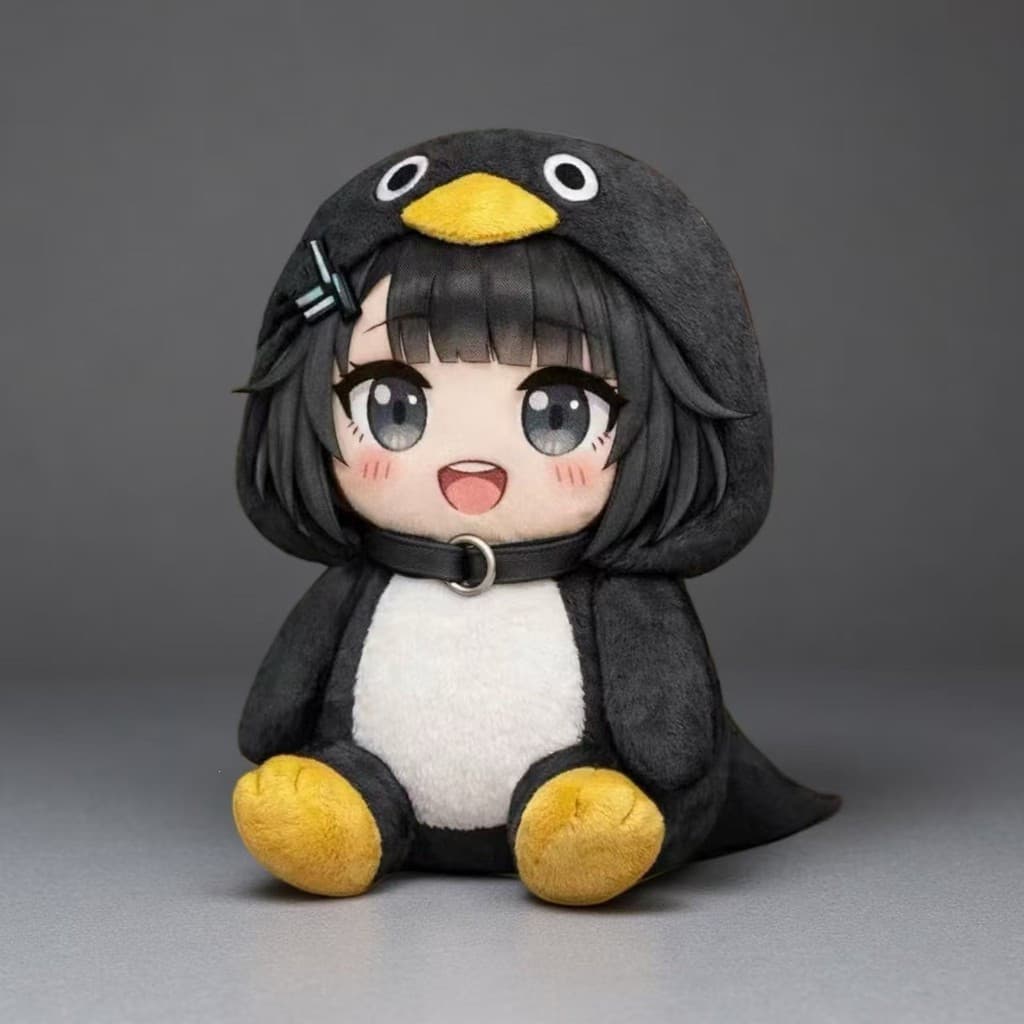 Novo Modelo 2026: Brinquedo de Pelúcia Apocalíptico Gugu Gaga Pequeno Gerente Pinguim VNPZ D5PJ