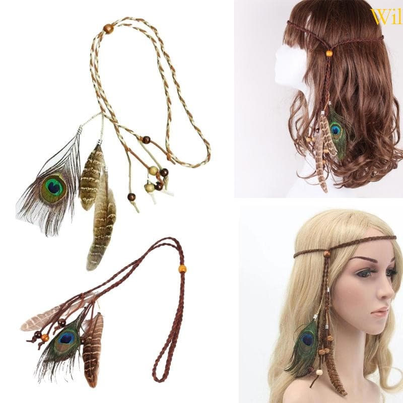 Wil Headbands Hippie Headpiece Cabeleireiro Índio Americano