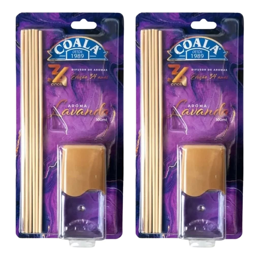 Kit C/2 Difusor De Aromas Lavanda 100ml Coala