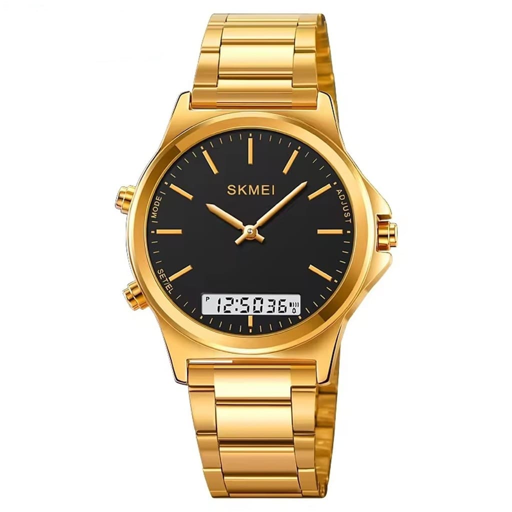 Relógio Unissex Skmei AnaDigi 2120 Dourado
