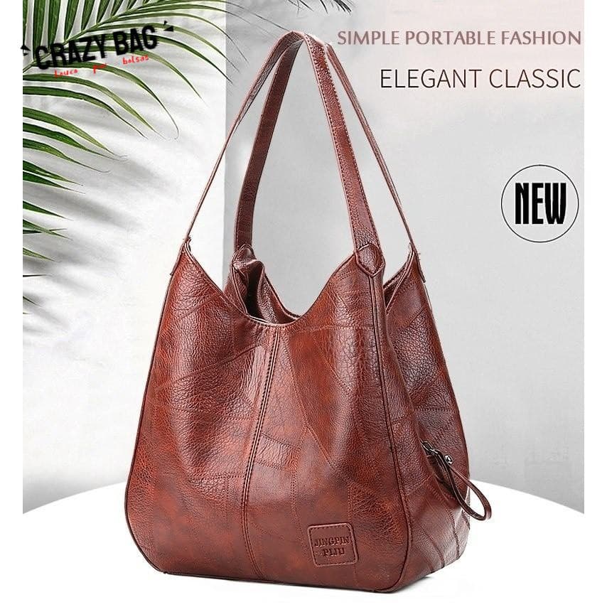 CHENXIAOHONG Vintage Pu Leather Women Designer Saco De Couro Para Mulheres Mão De Senhora De Grande Capacidade Principal