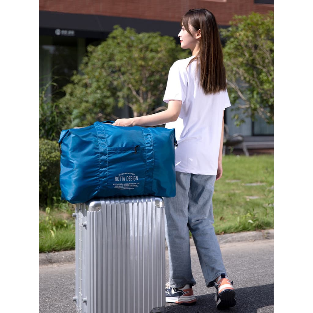 Bolsa de viagem dobrável, grande capacidade, leve, portátil, grande, portátil, estudante, bagagem residencial, bolsa de