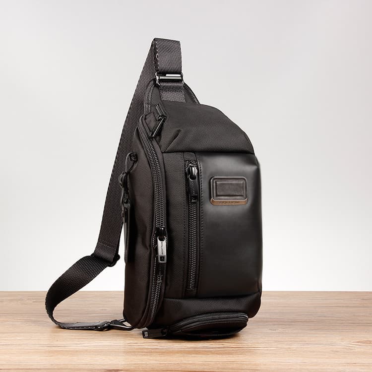 Saco de peito de náilon balístico masculino versão coreana rua Wear mochila masculina Casual bolsa de ombro Oxford pano