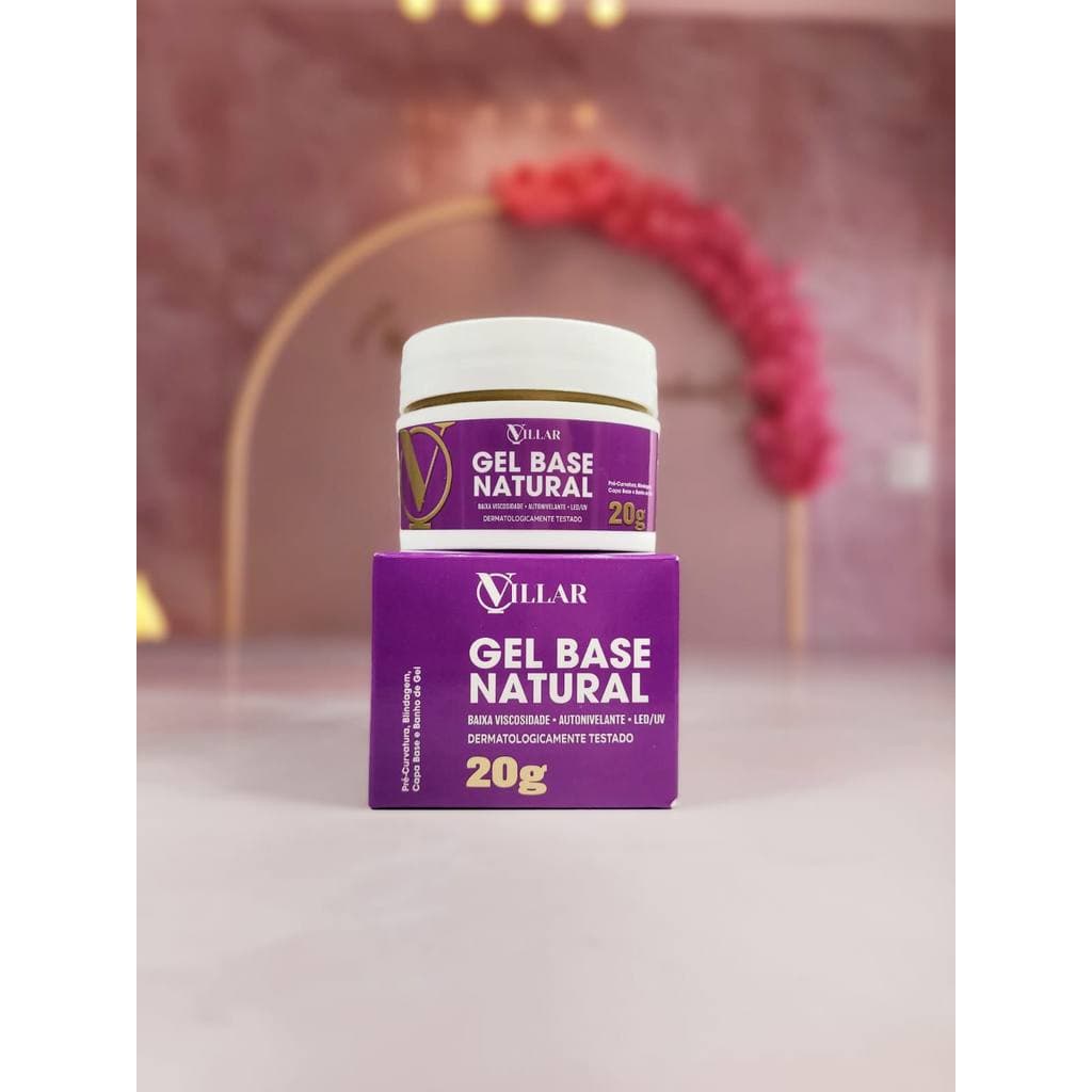 Gel Base Natural Autonivelante 20g - Villar