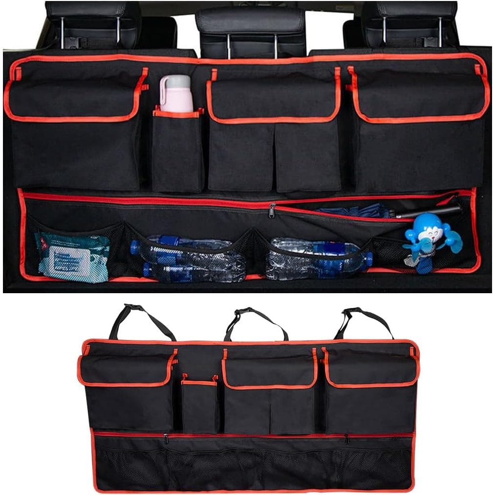 Organizador de Porta-Malas Mandark, Bolsa de Armazenamento de Carga para Banco Traseiro de Veículo com Grande Capacidade