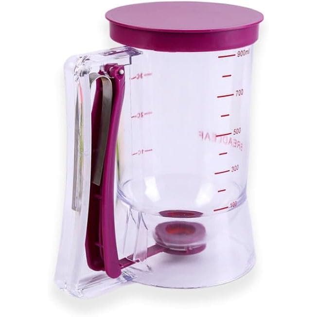 Dispensador de Massa para Panquecas, Dispensador de Massa para Cupcakes com Etiqueta de Medição, Dispensador de Massa pa
