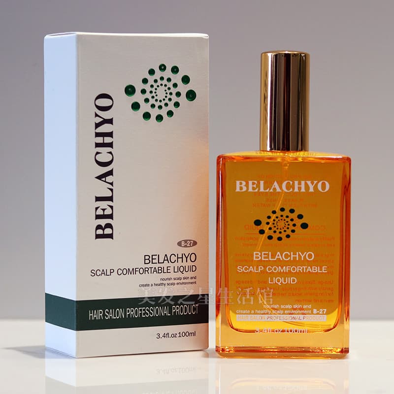 Loção condicionadora de couro cabeludo BELACHYO Bellagio importada, anticaspa, anti-coceira, controle de óleo, anti-derr