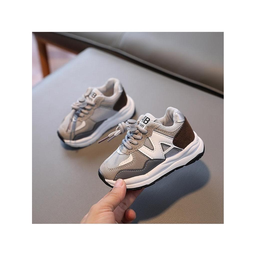 2025 novo estilo bebê rendas papai sapatos meninos casuais tênis de corrida meninas leve dupla rede estudante sapatos na