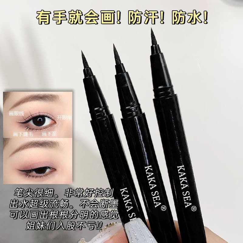 Caneta delineadora líquida em Gel, ponta ultrafina, à prova d'água, à prova de suor, sem manchas, de longa duração, deli