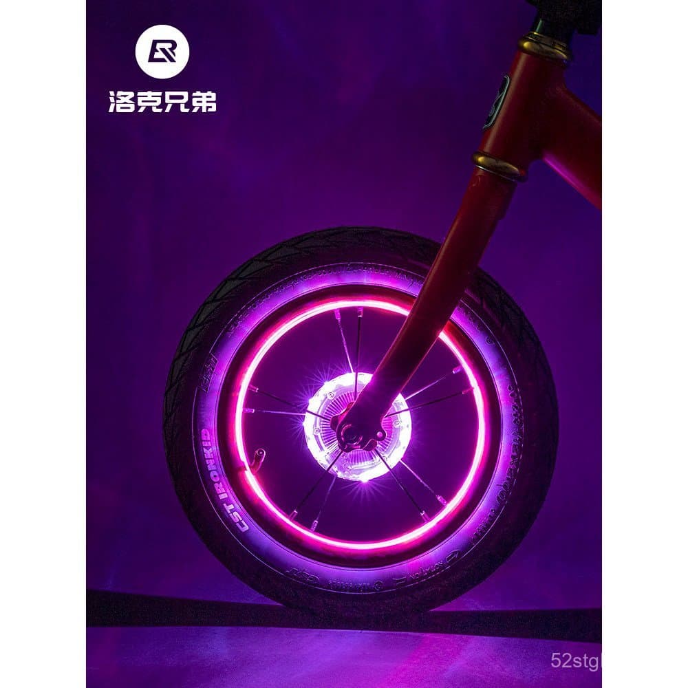 Luzes de roda para bicicleta de equilíbrio infantil, luzes de roda para bicicleta, luzes de roda para bicicleta de monta