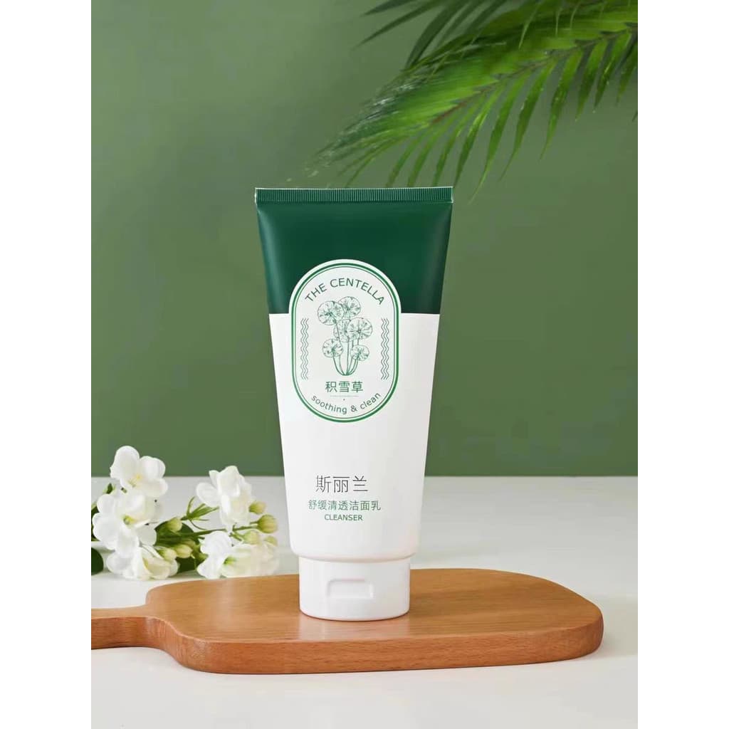 Slim Centella Asiatica Calmante Limpador Transparente 300g Super Grande Capacidade Shanghai City Yuyuan Cabelo Liso Genu