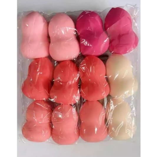 KIT 12 Esponja Para Maquiagem/Esponja de Rosto Facial Maquiagem Base e Corretivo/COM CAIXAS
