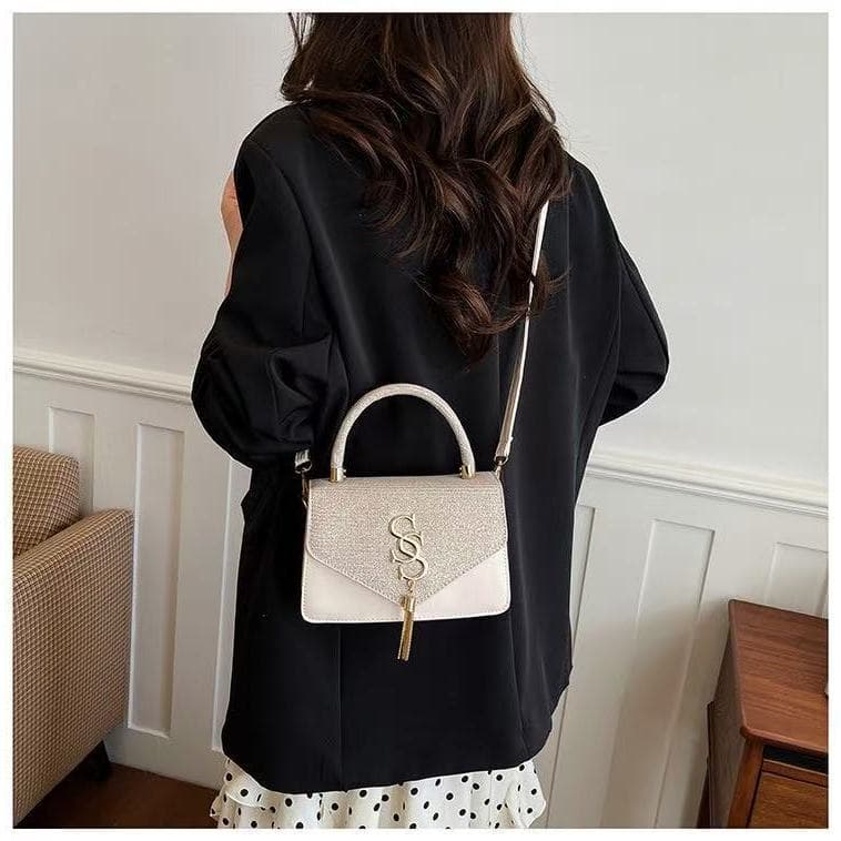 Bolsa Feminina Transversal De Ombro Multiuso Bolsa de Festa Brilhosa Casual Elegante Chique Estilosa
