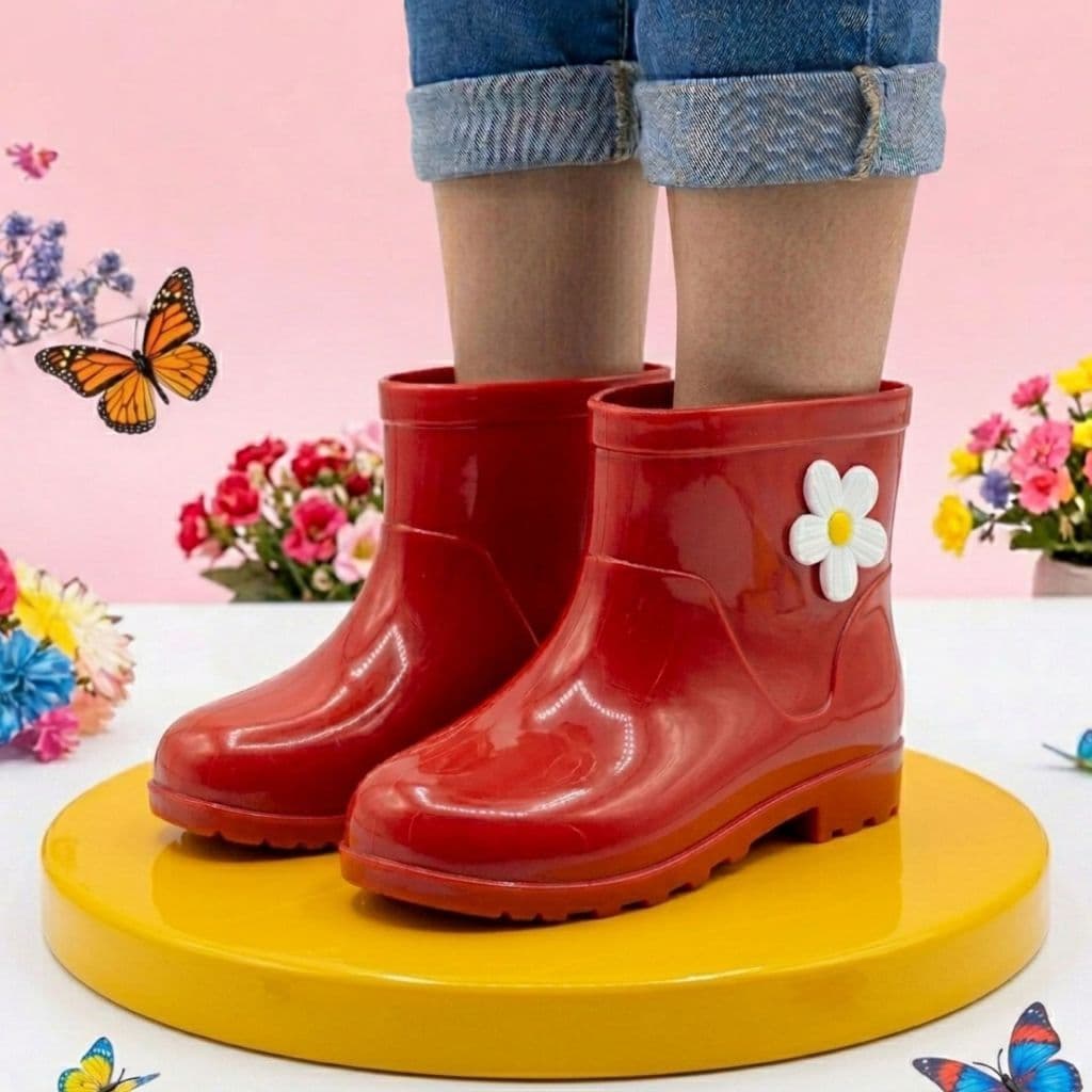 Galocha Infantil Feminina Criança Super Delicada E Estilosa De Flor Para Meninas Promoção